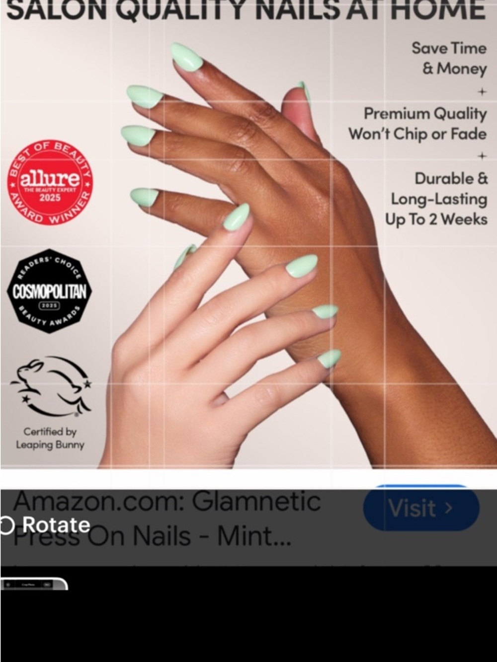 Color Street Palm Before the Storm FDL040 clear overlay black leaf design 16pcs - Picture 4 of 11